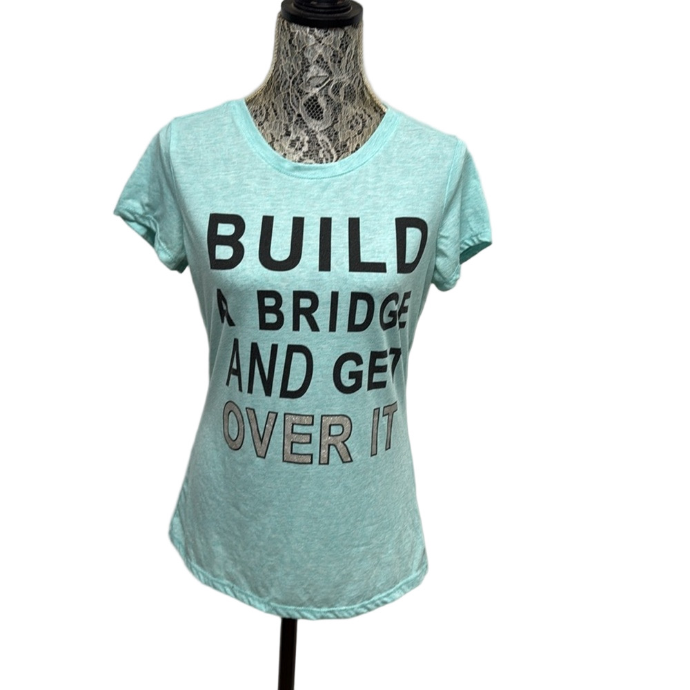 Hybrid Mint Short Sleeve Graphic Tee. Comfy Soft Fun